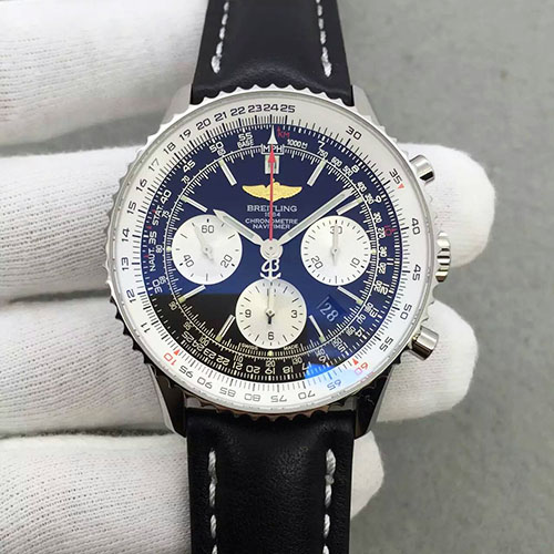 百年灵 Breitling 航空计时腕表“太阳的后裔”皮带款 搭载7750机芯
